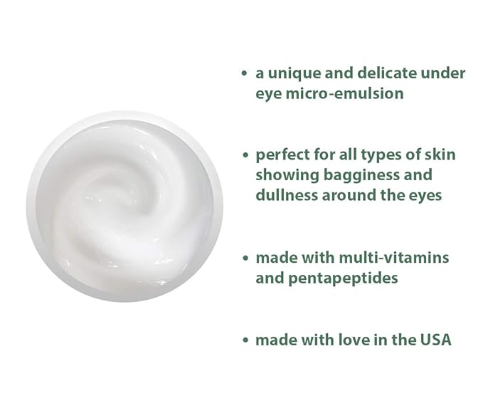 Raya Microsilk-C Cream (407) | Gentle Treatment for the Under-Eye Area | Brightens, Revives Fatigue, and Tones Under the Eyes | Helps Reduce Puffiness, Lines, and Wrinkles