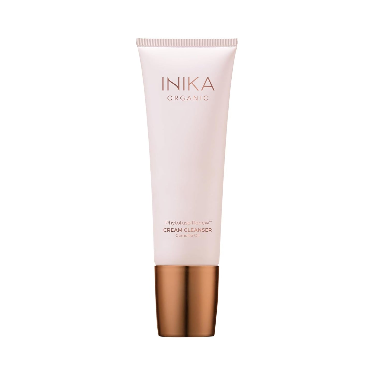 INIKA Organic Phytofuse Renew™ Cream Cleanser | Sensitive, 100% Natural, Deeply Cleanse & Boost Ccirculation. Restores Hydration & Protects Skin Barrier. 100mL