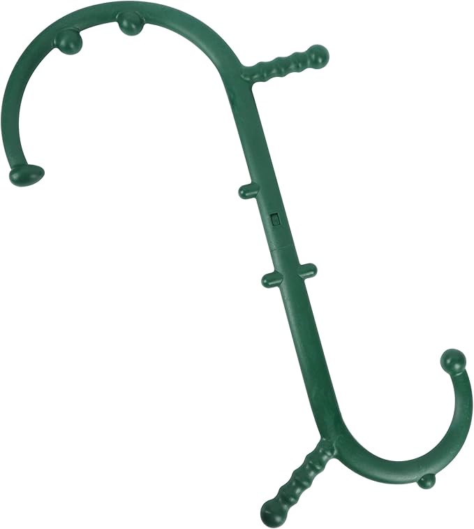 Massage Trigger Point Cane, Body Deep Tissue, Handheld Back, Neck, Shoulder, Leg and Feet Massager Rod, Muscle Release Tool Self Massage Hook Cane for Women & Men, Green