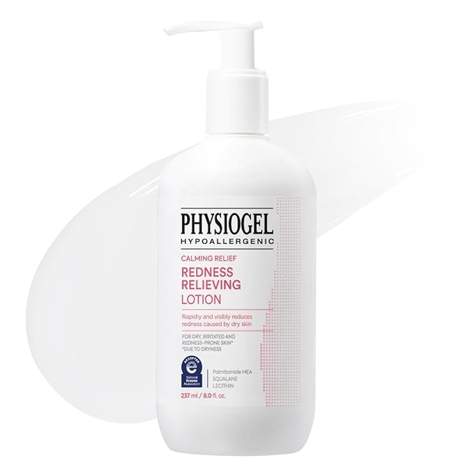 Physiogel Calming Relief Face and Body Lotion, Reduces Redness in just 3 days, Moisturizer for Dry, Red, Itchy, Sensitive Skin, Korean skin care, Fragrance-Free, Non-Comedogenic, Dermatologist-Tested