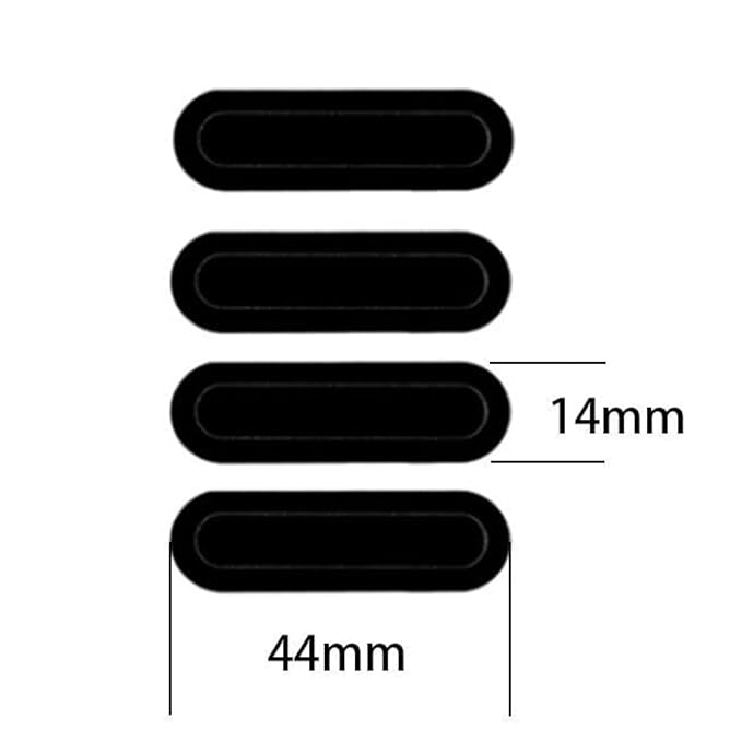 10PCS Replacement Cartridge Black Film Membranes For 1.5/3.0/4.5/8.0/13.0mm 10000 Shots Cartridge Stickers