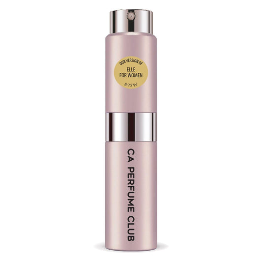 CA Perfume Impression of Elle for Women Amber Floral Scent Long Lasting Perfumes for Women Eau De Parfum Travel Size Refillable Atomizer Spray 0.27 Fl Oz 8ml