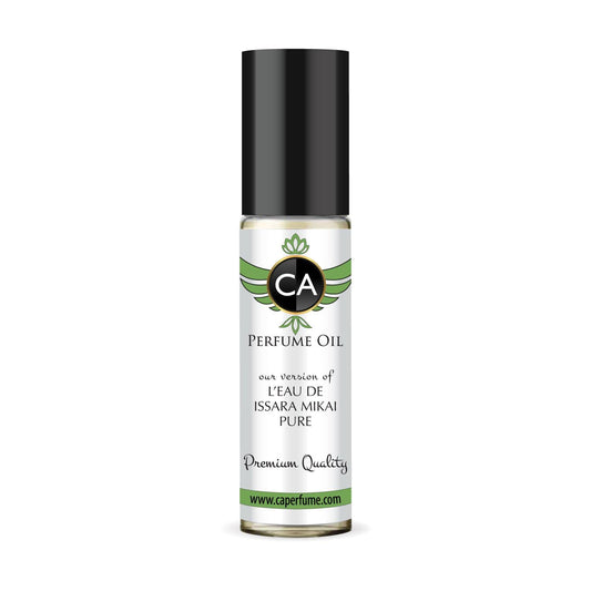 CA Perfume Impression of L'eau De Miyake Pure for Women Fragrance Oil Floral Scent Long Lasting Perfumes for Women Travel Size TSA Ready Mini Parfum Body Oil Roll-on 0.33 Fl Oz 10ml