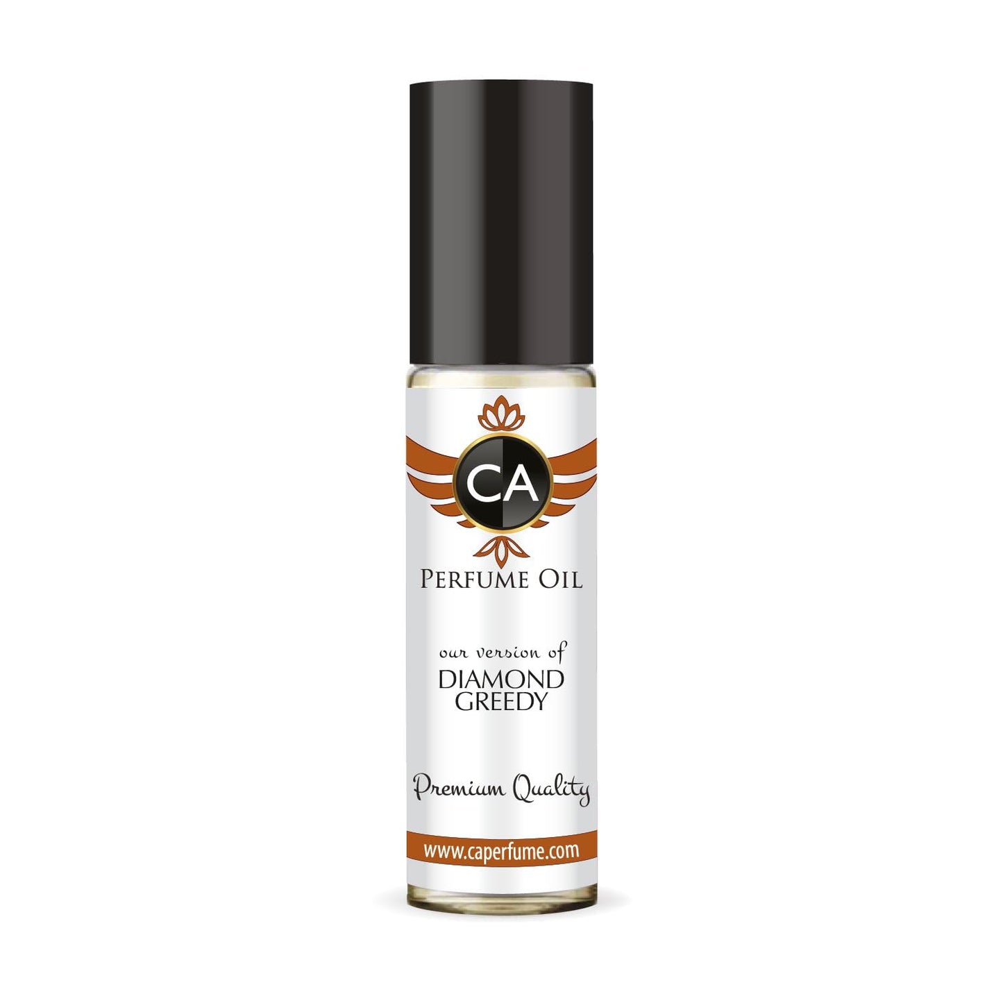 CA Perfume Impression of Diamond Greedy for Women Fragrance Oil Amber Floral Scent Long Lasting Perfumes for Women Travel Size TSA Ready Mini Parfum Body Oil Roll-on 0.33 Fl Oz 10ml