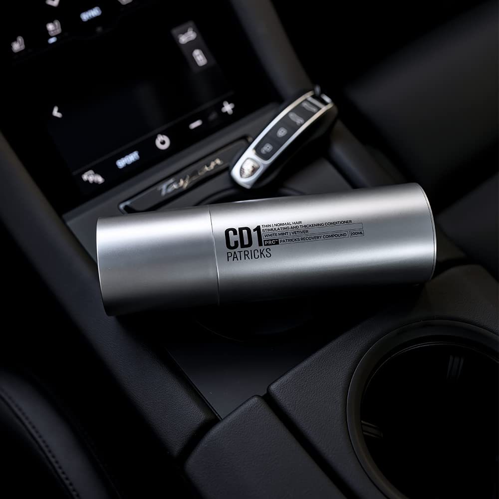 PATRICKS | CD1 Thickening Conditioner for Hair Loss in Men | DHT Blocker | Includes Powerful Ingredients to Support Hair Growth & Care | For Mild to Moderate Hair Loss | 200mL