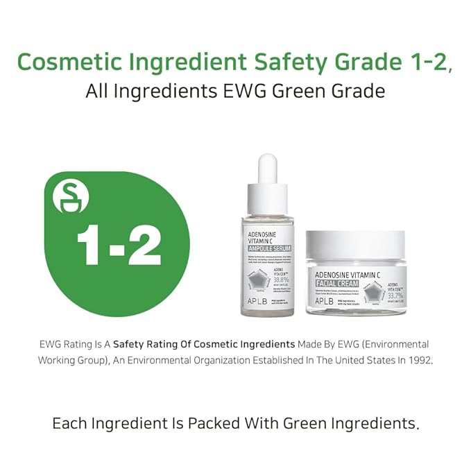 APLB Adenosine Vitamin C Ampoule Serum | ADENO VITA CEN™ 38.8% 1.35 FL.OZ/Korean Skincare, Wrinkle care, Deep hydration, Sensitive skin, Revitalize for gentle and improve skin texture