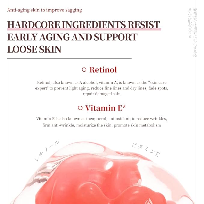 0.4% Retinol Anti-Aging Face Cream 30g / with Vitamin E, Nourishing Skin, Boosts Collagen, Reduces Fine Lines & Wrinkles, Evens skin tone, Enhances Skin's Radiance