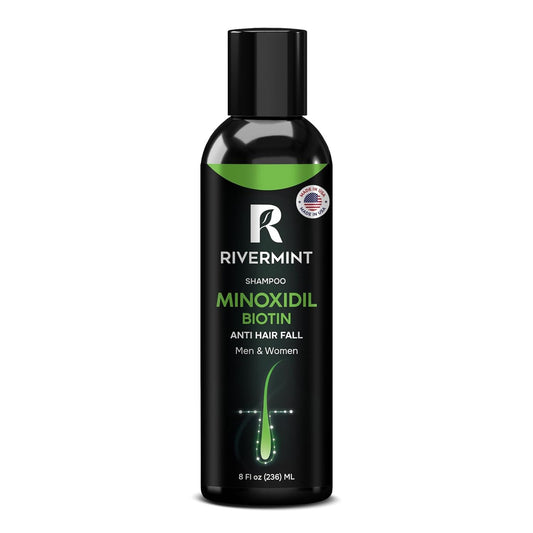 Generic Rivermint Shampoo with Hyaluric Acid and Biotin: Hair Growth Stimulant for Men and Women, anti hair loss - Made in the USA