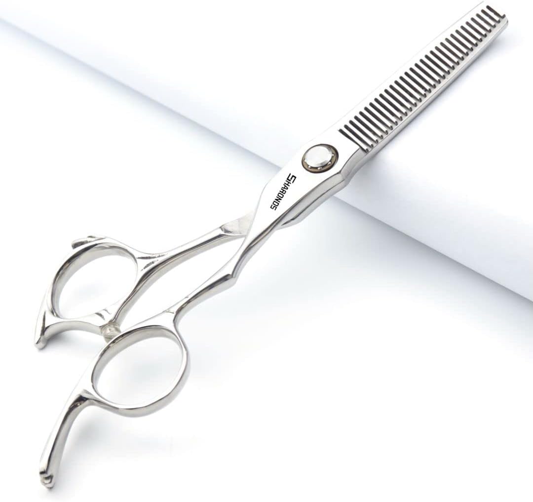 6-inch Sharonds hair clippers, professional Japanese 440C scissors, efficient scissors, scissors, comb adjuster