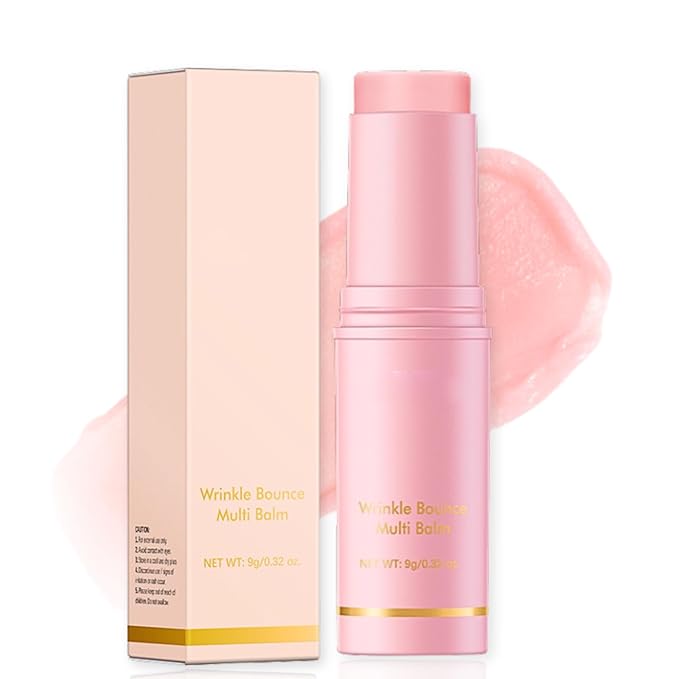 Wrinkle Bounce Multi Balm - Under Eye Cream - All-In-One Hydrating Balm Eye Stick & Moisture Ba lm Stick - Wrin kle Cream for Women Korean Skincare - Reduce Wrinkles & Moisturizing - Women Gifts