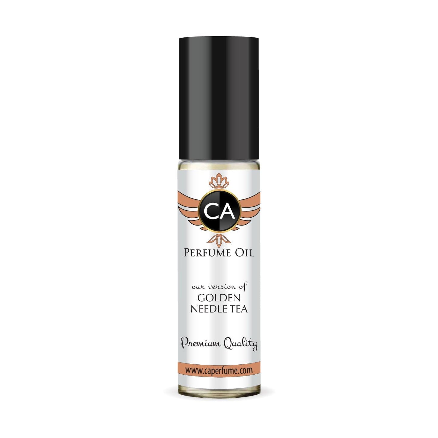 CA Perfume Impression of Golden Needle Tea Unisex Fragrance Oil Amber Scent Long Lasting Perfumes for Women & Men Travel Size TSA Ready Mini Parfum Body Oil Roll-on 0.33 Fl Oz 10ml