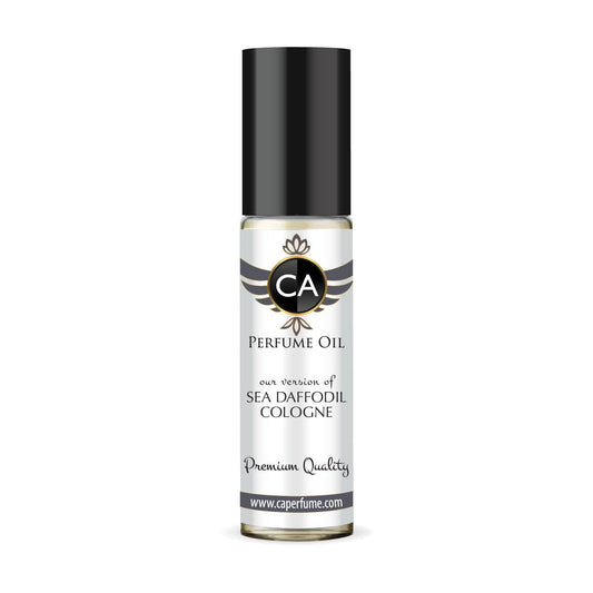 CA Perfume Impression of Sea Daffodil Cologne Unisex Fragrance Oil Aromatic Aquatic Scent Long Lasting Perfumes for Women & Men Travel Size TSA Ready Mini Parfum Body Oil Roll-on 0.33 Fl Oz 10ml