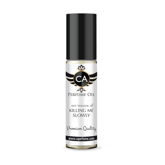CA Perfume Impression of Killing Me Slowly for Women Fragrance Oil Floral Aldehyde Scent Long Lasting Perfumes for Women Travel Size TSA Ready Mini Parfum Body Oil Roll-on 0.33 Fl Oz 10ml