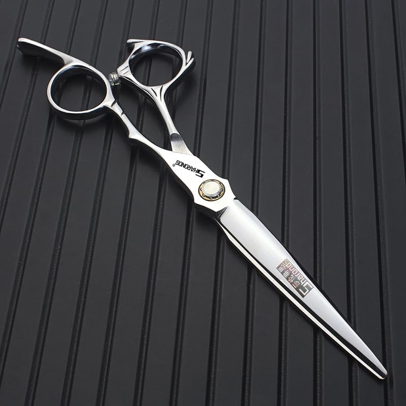 6/6.5-inch Sharonds hair clippers, professional Japanese 440C scissors, efficient scissors, scissors, comb adjuster (6-inch flat scissors)