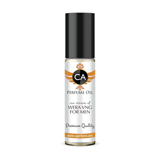 CA Perfume Impression of Vera W For Men Fragrance Oil Woody Spicy Scent Long Lasting Cologne for Men Travel Size TSA Ready Mini Parfum Body Oil Roll-on 0.33 Fl Oz 10ml