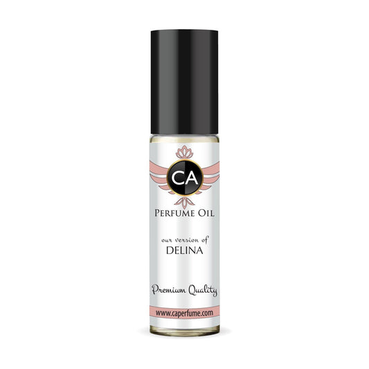 CA Perfume Impression of Delina for Women Eau De Parfum Floral Scent Long Lasting Perfumes for Women Travel Size TSA Ready for Day and Night Wear 0.33 Fl Oz 10ml