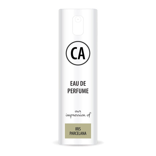 CA Perfume Impression of Iris Porcelana Unisex Eau De Parfum Floral Scent Long Lasting Unisex Fragrance Travel Size TSA Ready for Day and Night Wear 0.33 Fl Oz 10ml