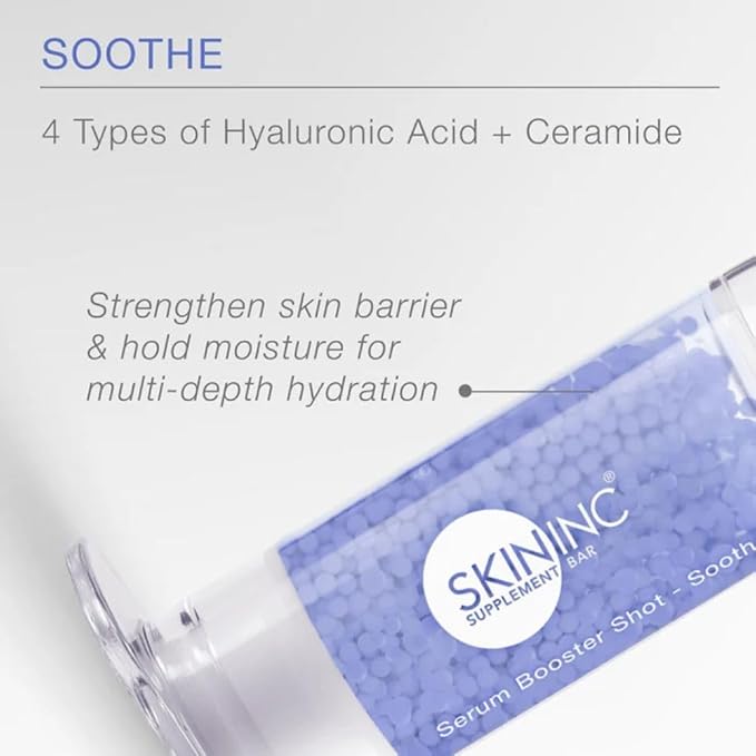 Inc Saviour Dose Soothe Care Set - Hydration Kit with Serum Booster and Deepsea Hydrating Mask for Plump, Replenished