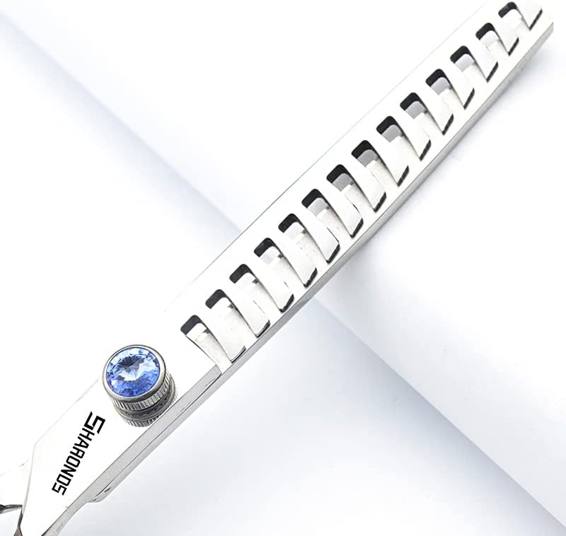 6/7/8/9 Inch Professional Slim Japanese Hairdressing Scissors Set for Men or Women (7 Inches, 2 Pieces-B)