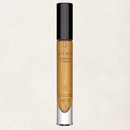 Esas Beauty Lavender & Cedar – Organic Perfume Mist, MADESAFE® – SEXY | WOODY | MUSK – 0.33 oz Fragrance EDP