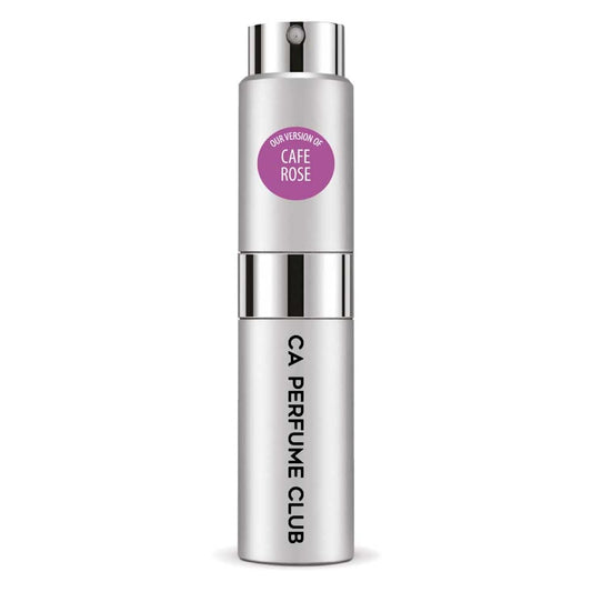 CA Perfume Impression of Cafe Rose for Women and Men Chypre Floral Scent Long Lasting Unisex Fragrance Eau De Parfum Travel Size Refillable Atomizer Spray 0.27 Fl Oz 8ml
