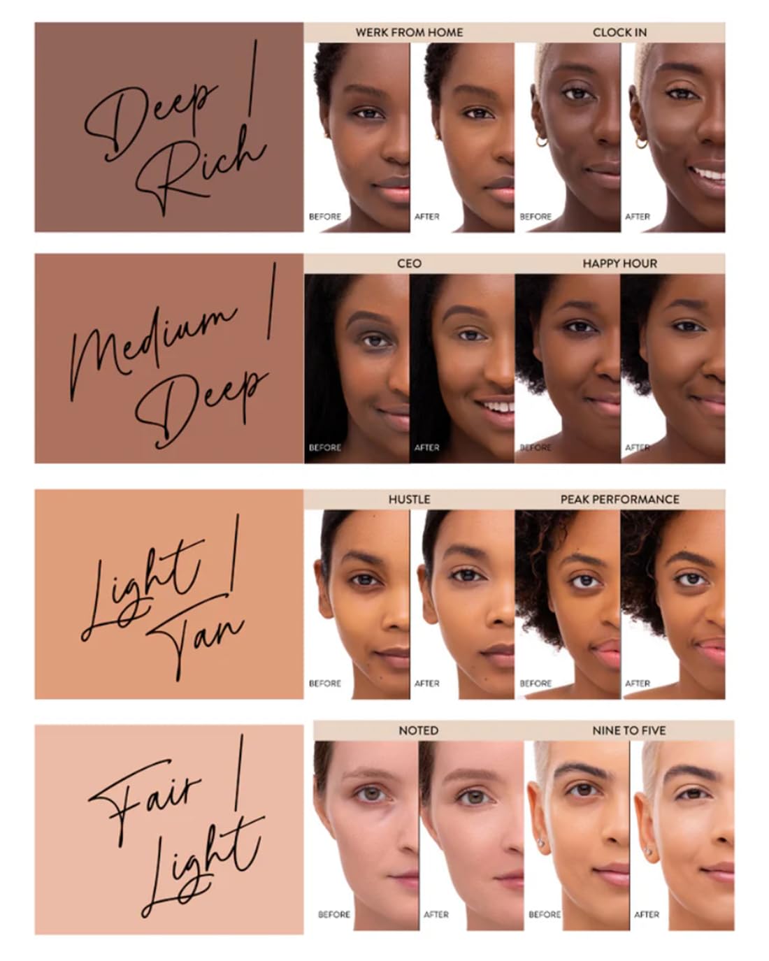 Mented Cosmetics Full-Time Eye Brightening Concealer for Women, Lightweight Full-Coverage Eye Makeup Concealer, Under Eyes Make Up Corrector, Blemishes & Contour, Nine to Five