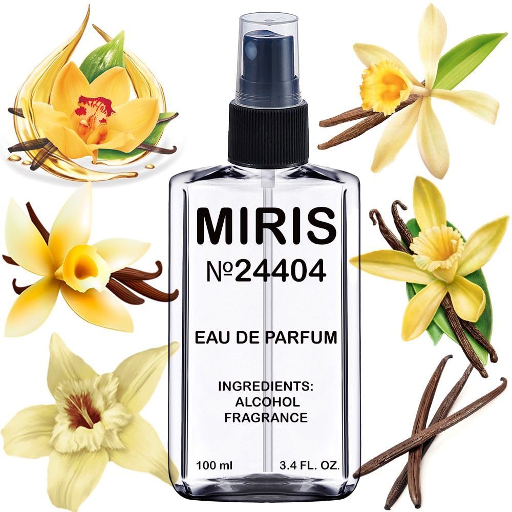 MIRIS No. 24404 Vanilla, Long-Lasting Unisex Eau de Parfum for Women & Men, Spray 3.4 Fl Oz / 100 ml