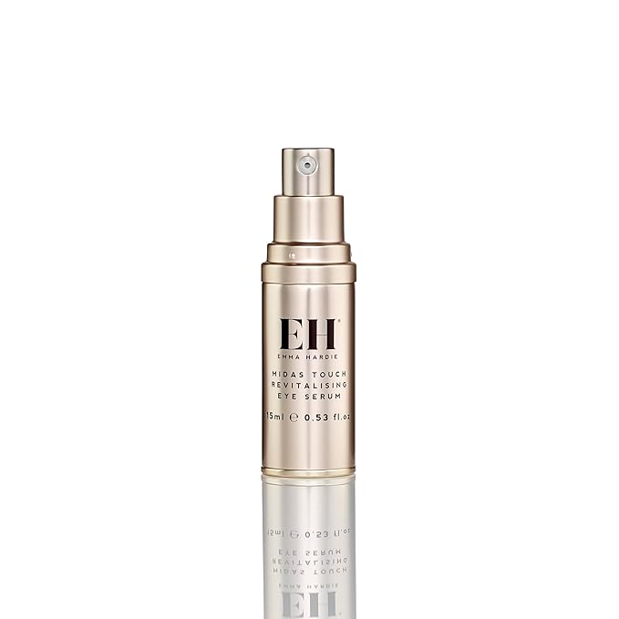 Emma Hardie 15ml Midas Touch Revitalising Eye Serum with Hyaluronic Acid, Visibly Reduces Fine Lines, Puffiness & Dark Circles, Lifting & Strengthening Eye Contour Area, Vegan & Cruelty Free