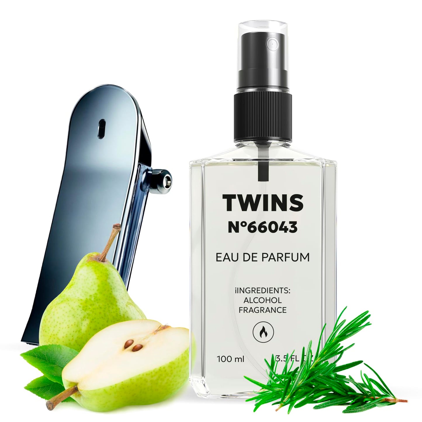 TWINS Impression of 212 Heroes | Perfume for Men Eau de Parfum | No.66043 | 3.4 Fl Oz / 100 ml