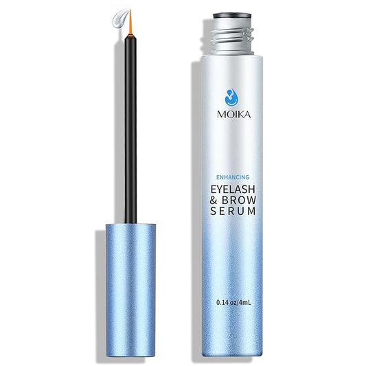 Eyelash Growth Serum, Makes Lashes Longer and Thicker, Suitable for Sensitive Eyes, For Natural Eyelashes, Extensions and Eyebrows, Vegan & Cruelty-Free, 4ml, 4-month Supply
