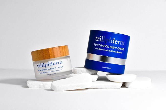 Trilipiderm Sightseer Bundle – Protective Day Cream Broad Spectrum SPF 30 and Rehydration Night Crème Set – Travel Size