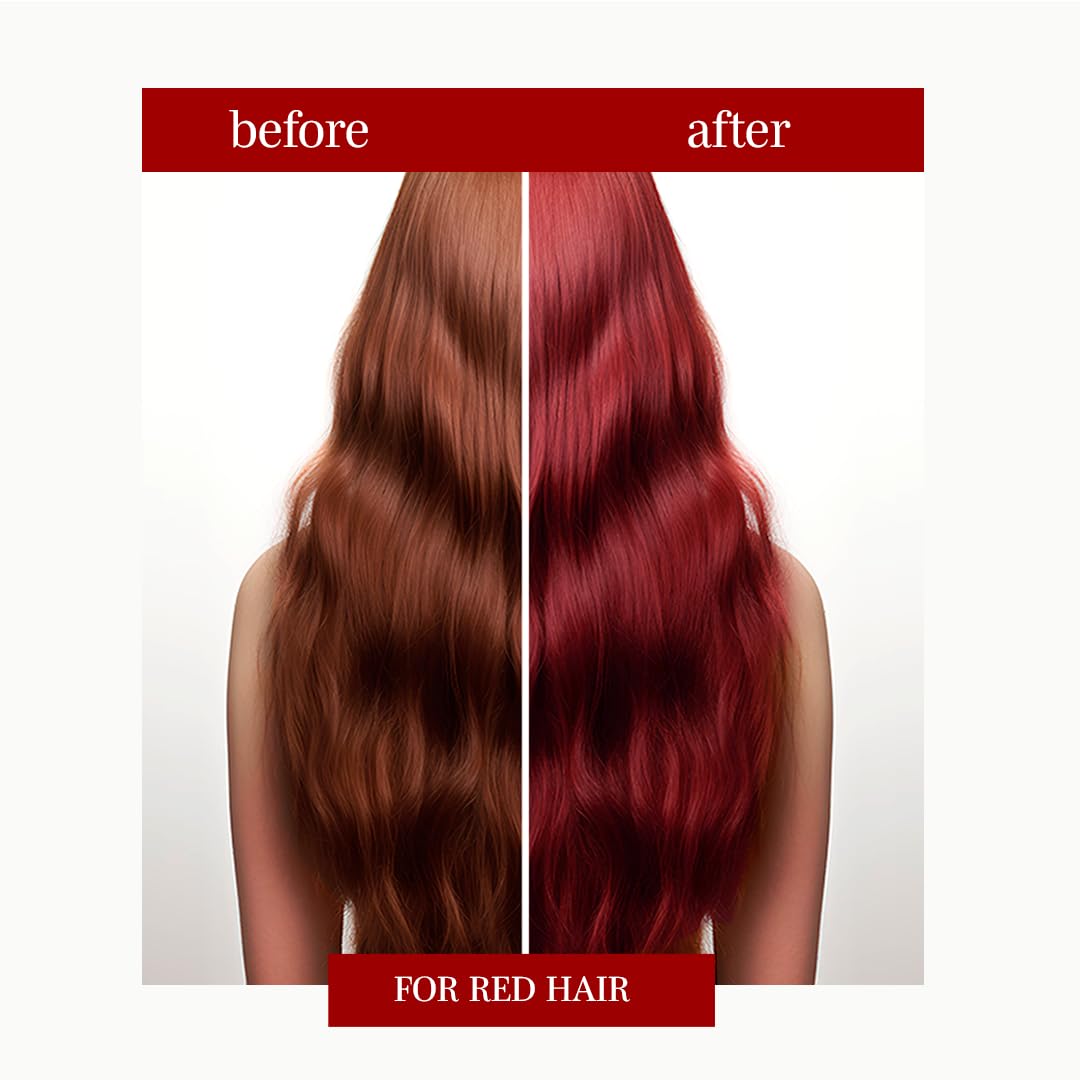 Expert Hair Red Hair Mask (17.63 Fl Oz) - Color Depositing Mask, Nourish and Fix the Color - Toner, Conditioner for Vibrant Hair