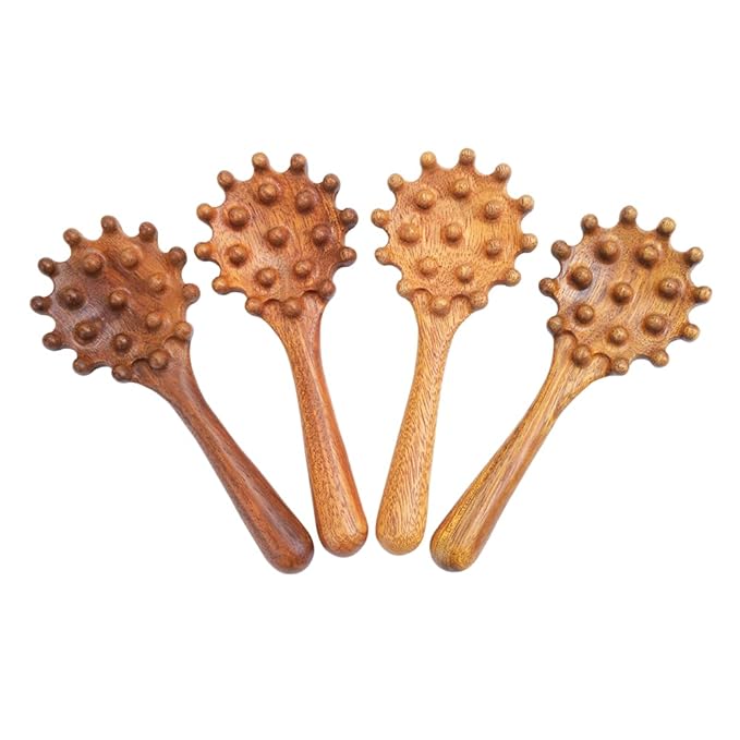 Handcrafted Wooden Scalp Massager - Scalp Scrubber for Hair Growth and Stress Relief, Made with Natural Wood, Scalp Brush Massager for Dandruff Reduction, Unique Gift for Mom, Dad & Self-Care Lovers