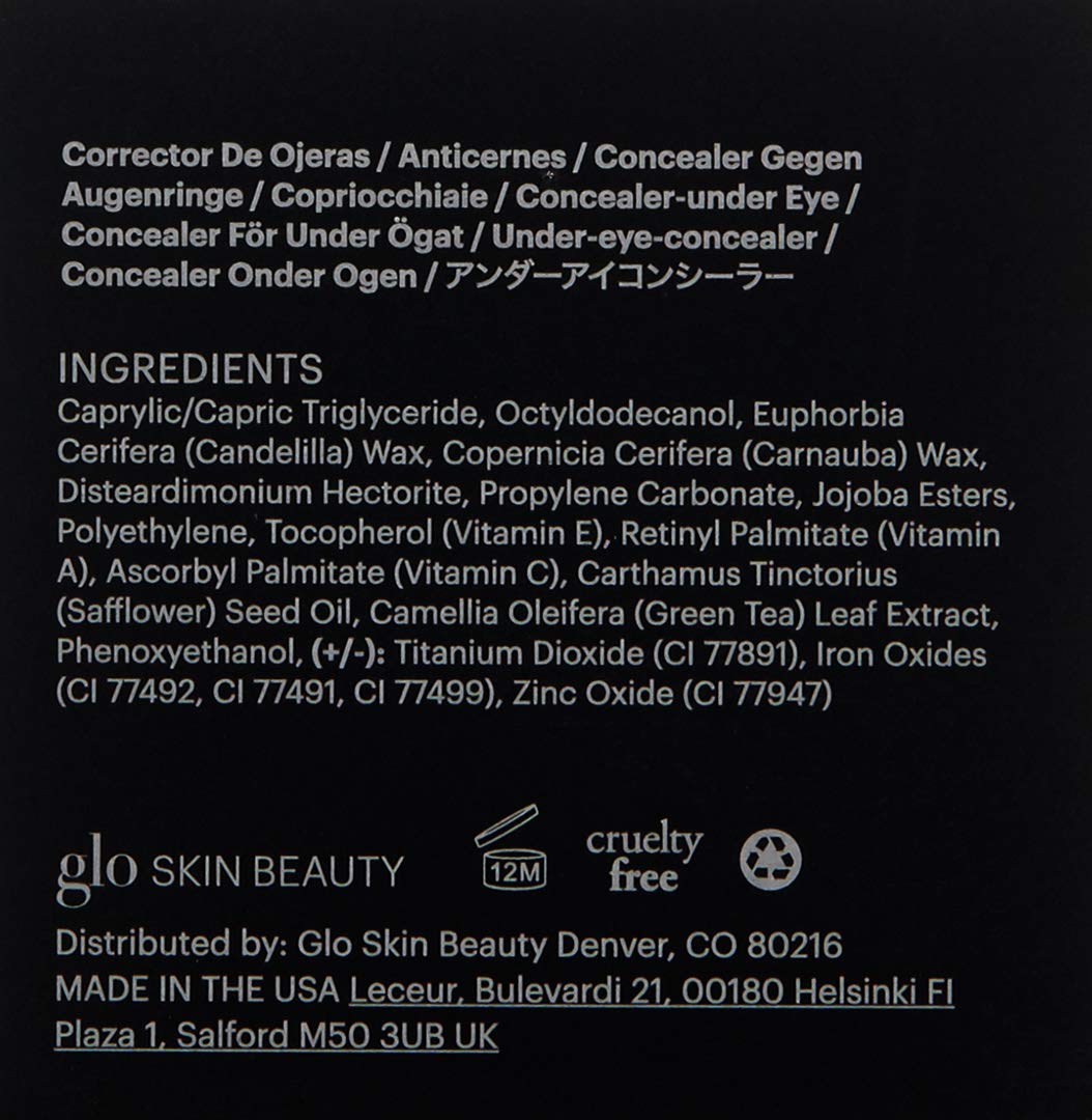 Glo Skin Beauty Under Eye Concealer Duo | Custom Blend Corrects & Conceals Dark Circles & Redness | Talc-Free Formula for All Skin Types Sand 0.11 Ounce (Pack of 1)