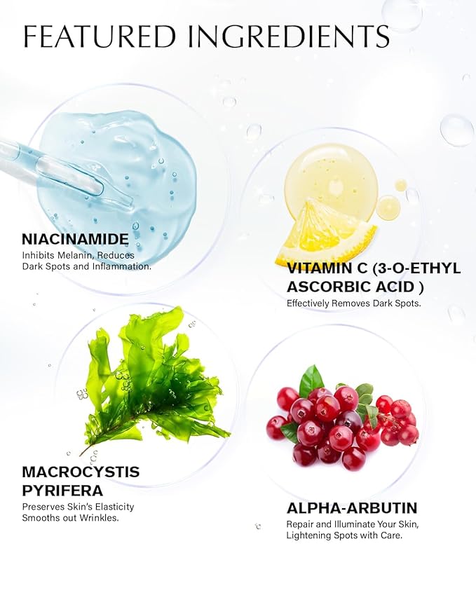 Dark Spot Corrector for Face and Body: EnaSkin 50ML Spot Remover for Age Spot Sun Spot Freckles Melasma Brown Spot for Men and Women (1.7 Fl Oz)