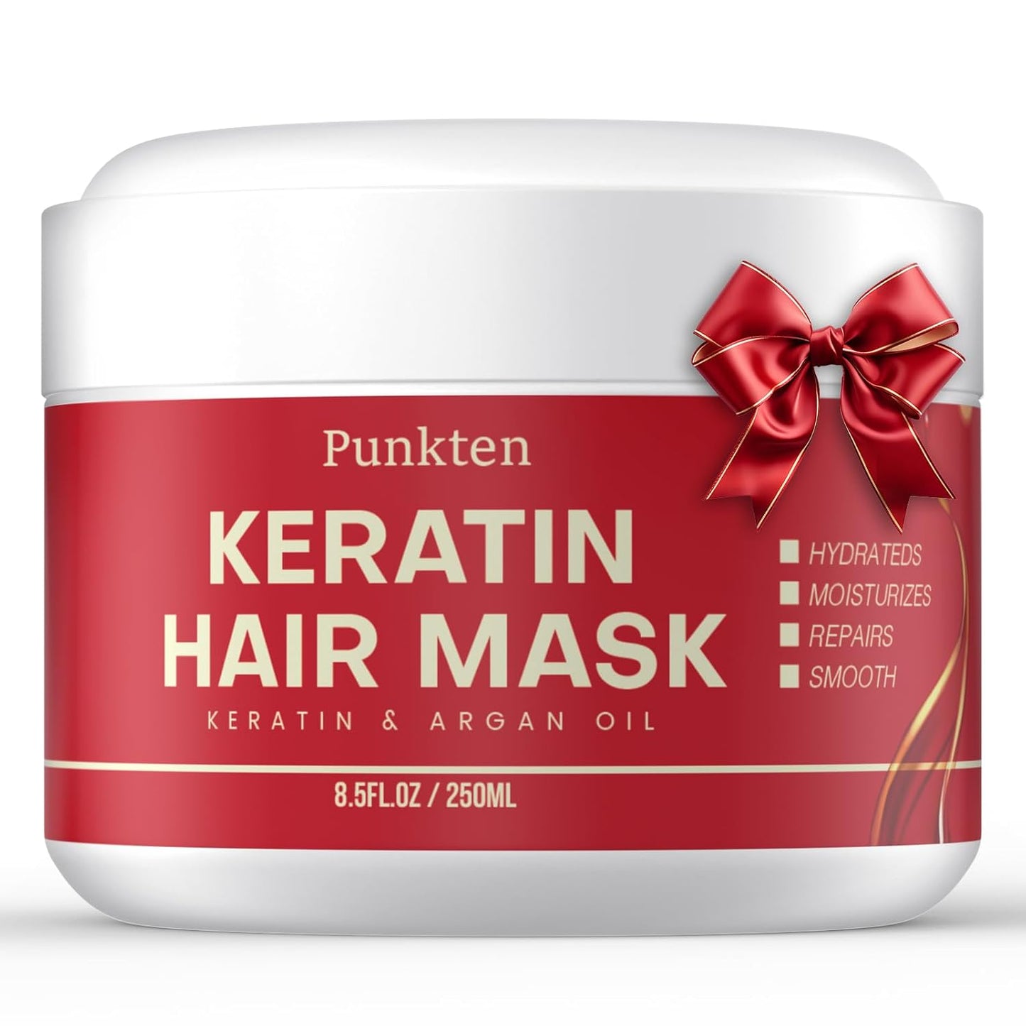 Punken Keratin Hair Mask Deep Conditioner Hydrating Hair Mask For Dry Damaged Hair- Hair Treatment Mask Leaving Hair Smooth And Shiny For All Hair Type 250ML