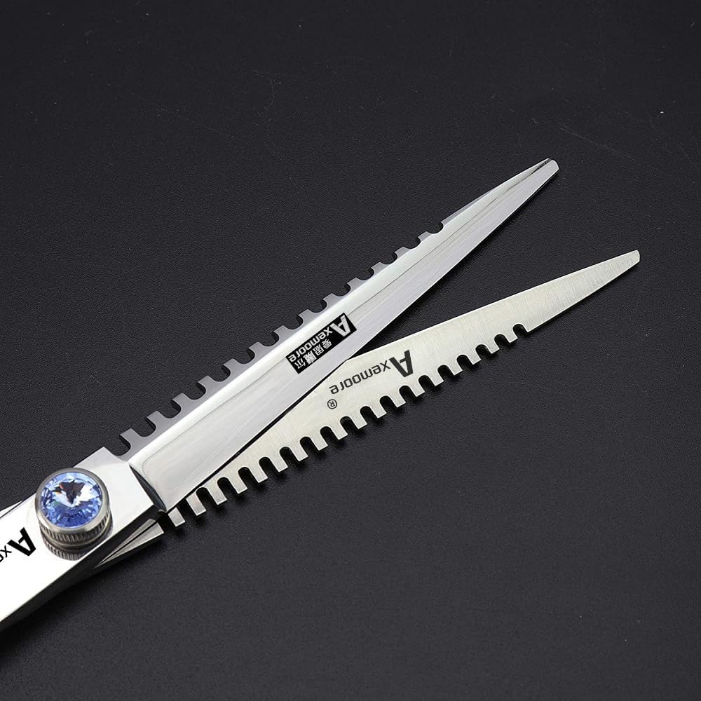 7/7.5/8/9 Inch Salon Professional Hairdressing Scissors Barber Hairstyling Special Tools (7 inch 2pc-A)