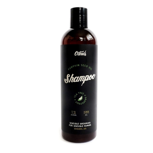O'Douds Natural Shampoo - Gently Cleanses, Hydrates & Rejuvenates Hair with Pumpkin Seed Oil - Vegan, Sulfate & Paraben Free Shampoo - Tea Tree & Grapefruit Scent, 12 oz.