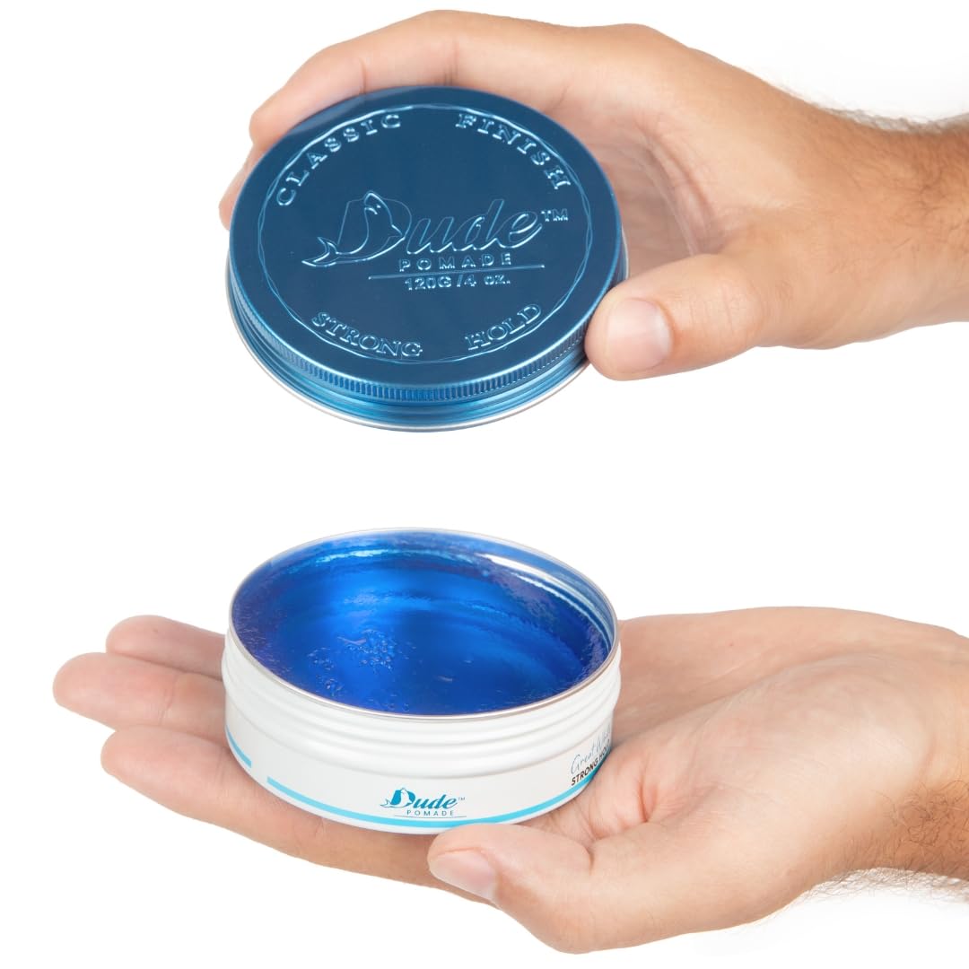 Hair Pomade for Men, Strong Hold, Flake Free, Water Based and Matte Finish Pomade 4oz