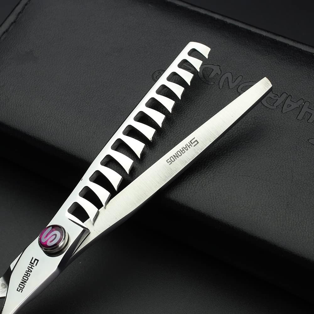 Professional Hairdressing Scissors 6/ 7/7.5/8 Inch Hairdressing Scissors Gold and Black Dragon Gold (7 Inch 4 Pieces)