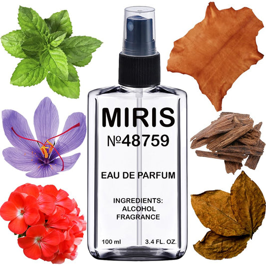 MIRIS No. 48759, Inspired by Meydan, Long-Lasting Unisex Eau de Parfum for Women & Men, Spray 3.4 Fl Oz / 100 ml