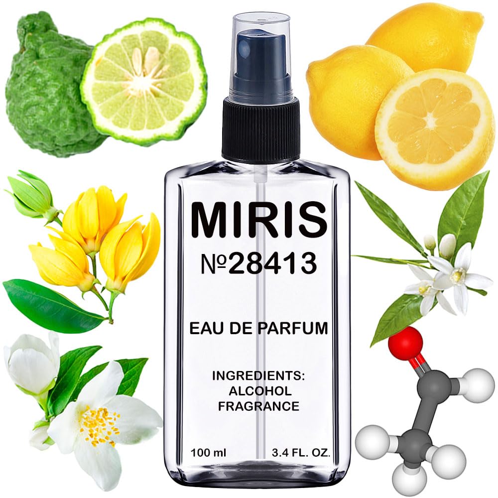 MIRIS No. 28413, Inspired by Number 5 L'Eau, Long-Lasting Eau de Parfum for Women, Spray 3.4 Fl Oz / 100 ml