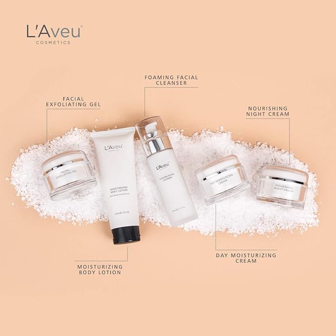 L'Aveu Nourishing Night Cream - Anti-Aging Nighttime Moisturizer for Face - Natural Moisturizing Facial Care Blend with Dead Sea Minerals, Shea Butter, Jojoba & Avocado - Gentle Skin Renewal - 1.7 oz