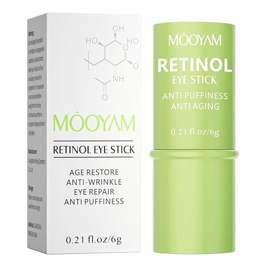 Retinol Eye Stick Retinol Eye Cream Brightening Eye Balm Reduces Fine Lines and Dark Circles Visible Results Anti-Wrinkle Hydrating Eye Stick in 3-4 Weeks