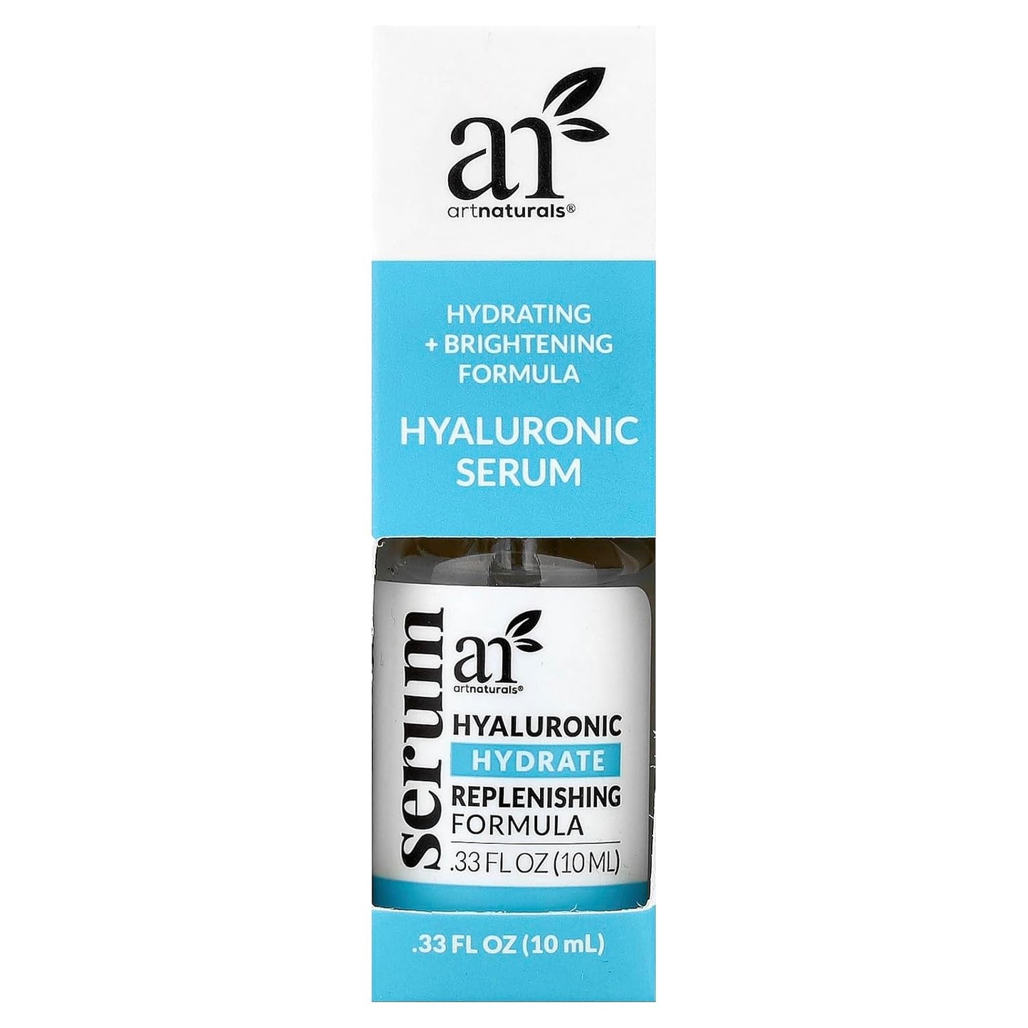 ArtNaturals Hyaluronic Acid Serum - Anti- Aging Facial Serum, Natural Moisturizer w/Vitamin C Serum & Vitamin E - for Skin Care - Reduce Wrinkles & Dark Spots (0.33 Fl Oz (Pack of 1))