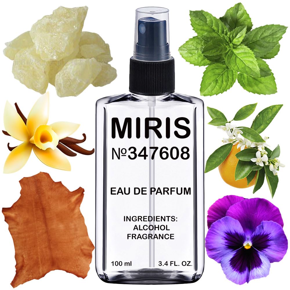 MIRIS No. 347608, Inspired by Aura Loew Floral, Long-Lasting Eau de Parfum for Women, Spray 3.4 Fl Oz / 100 ml