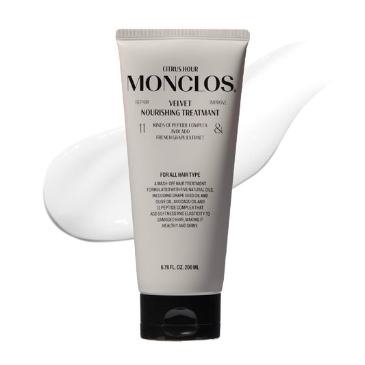 Velvet Hair Treatment – Deep Conditioner & Repair Mask for Dry, Frizzy, Damaged Hair. Nourishing Glass Hair Treatment. K-Beauty, Peptides, Argan Oil (6.76 fl oz)