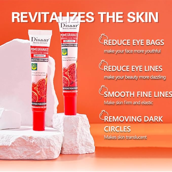 Pomegranate Vitamin E Eye Cream Anti-Aging Firming Anti-Wrinkle Under Eye Skin 20g / 0.85fl.oz