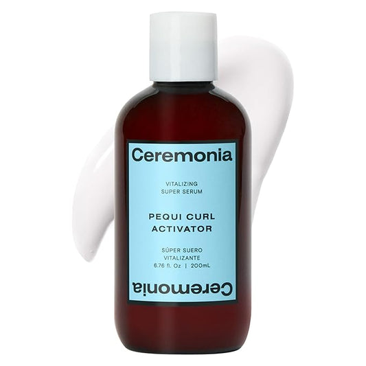 Ceremonia Pequi Curl Activator Anti-Frizz Curl Booster with Pequi Oil & Murumuru Butter, 6.7 Fl Oz | 200 mL