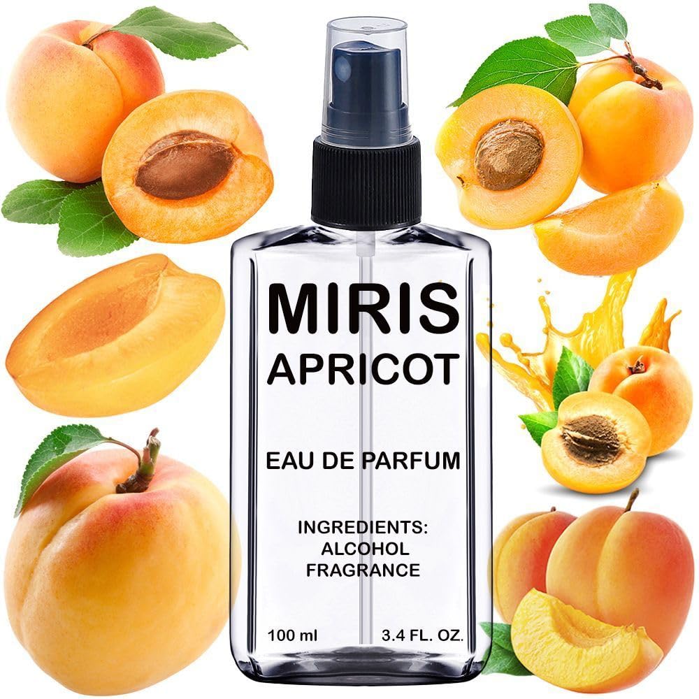 MIRIS Royal Apricot, Long-Lasting Unisex Eau de Parfum for Women & Men, Spray 3.4 Fl Oz / 100 ml